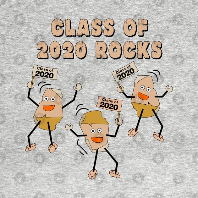 Class of 2020 Rocks by Barthol Graphics